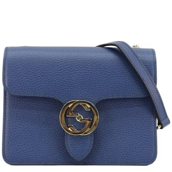 Gucci Handbags - 🔥FLASH SALE🔥✨💎GUCCI💎✨Pebbled leather Interlocking GG Crossbody w/Dustbag